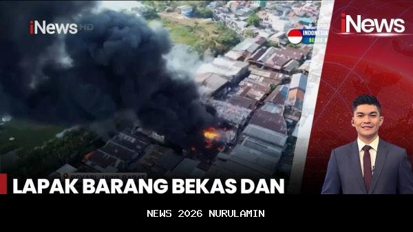 Gudang Columbus di Belitung Ludes Terbakar, Perusahaan Rugi Miliaran Rupiah