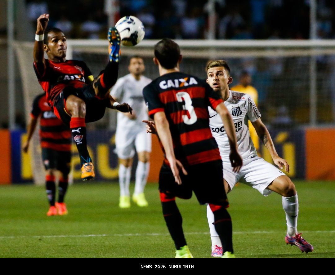 Vitoria Pecahkan Kutukan 11 Tahun, Kalahkan Santos Pertama Kali Sejak 2014 di Serie A Brasil