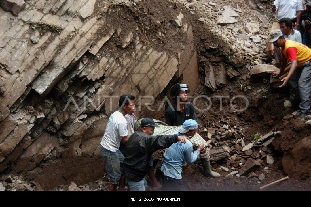 Niat Menggali Pasir Kuarsa Berujung Celaka, 3 Warga Tertimbun Longsor, 1 Tewas