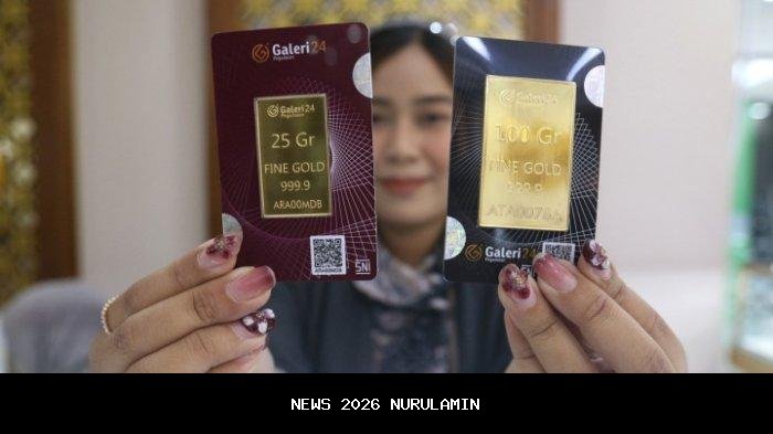 Harga Emas Hari Ini Naik, Warga Kaltara Cek Emas Antam