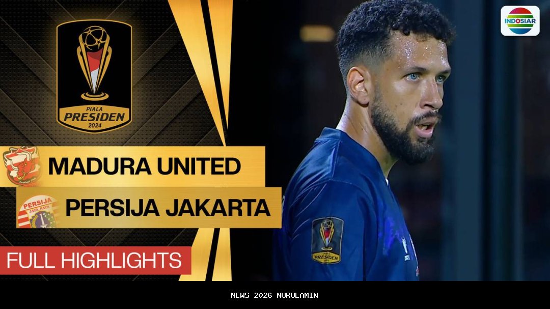 Pelatih Persija Jakarta Dapat Dua Jersey Usai Lawan Madura United