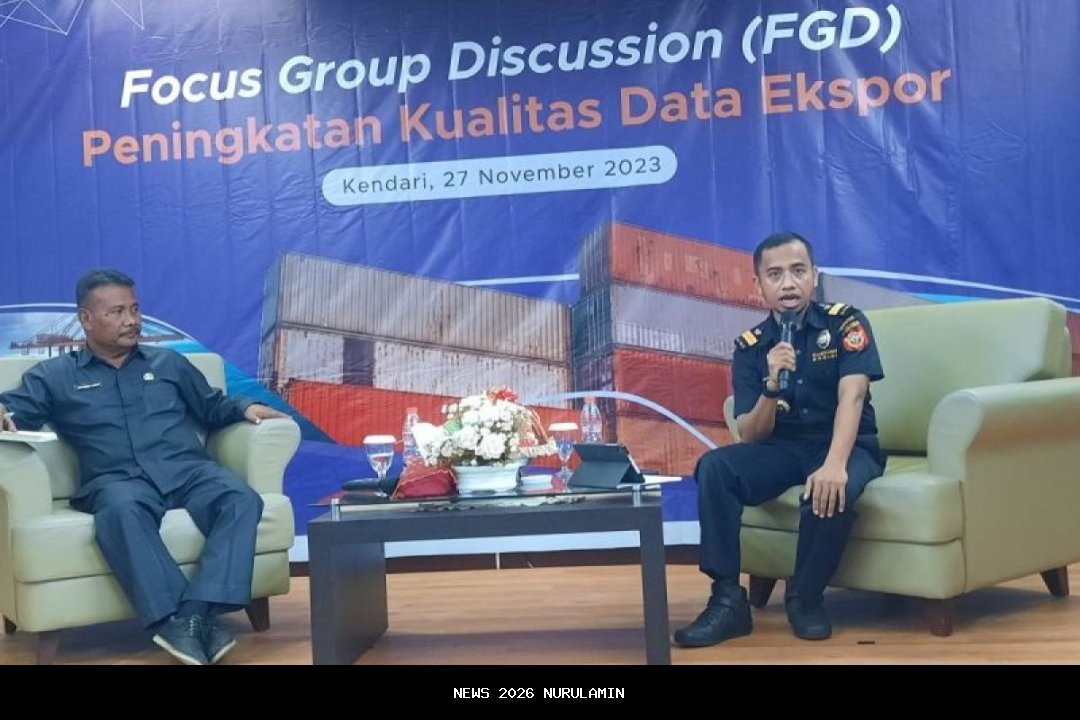 Bea Cukai Kendari Dorong Ekspor dan Hilirisasi untuk Wujudkan Indonesia Emas 2045