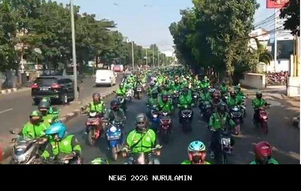 Ribuan Ojol Berbondong-bondong ke Jakarta Tuntut Empat Hal, Tolak Komisi 10 Persen