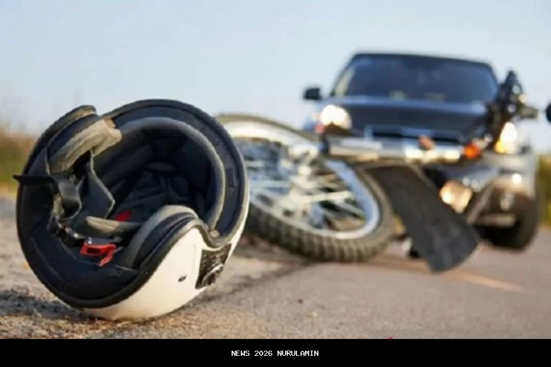 Kecelakaan Maut, Pemotor Tewas Usai Tabrakan Motor