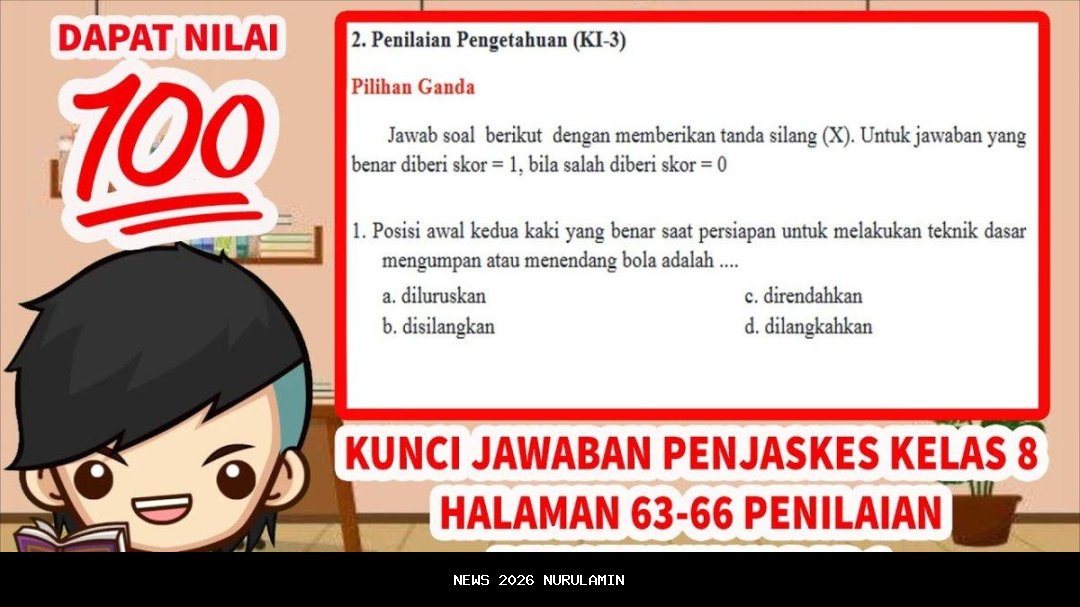 Kunci Jawaban PJOK Kelas 8 Halaman 121: Soal Essay Terlengkap dan Terbaru