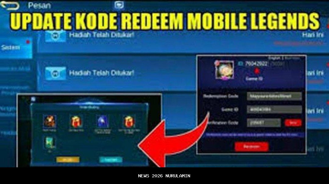 Kode Redeem ML Terbaru 27 Oktober 2025, Hadiah Skin dan Diamond Menarik