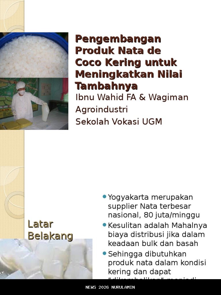 Pemkab Buol Siapkan Izin Produk Nata De Coco untuk Perluas Pasar