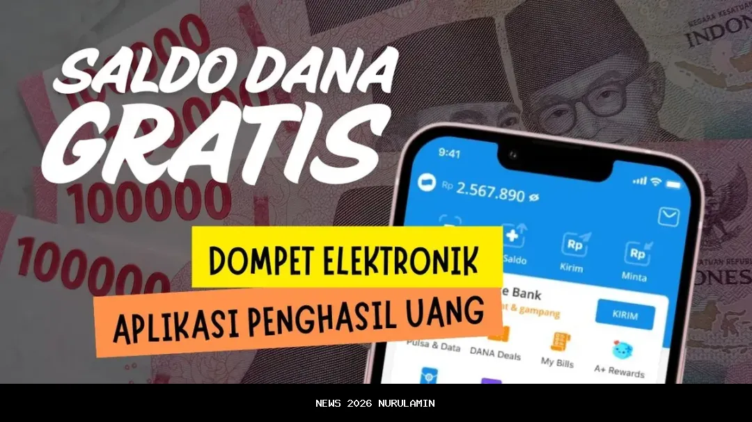 Pengguna Baru Dapat Rp50 Ribu Setelah Daftar CashGun, Klik Aplikasi Penghasil Saldo Dana Tercepat 2025