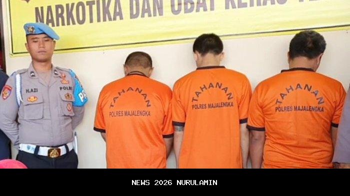 Polres Majalengka Tangkap 11 Pengedar Narkoba, Sabu dan Obat Keras Disita