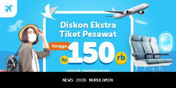 Diskon Tiket Pesawat 14% untuk Nataru, Berlaku Sampai 2026