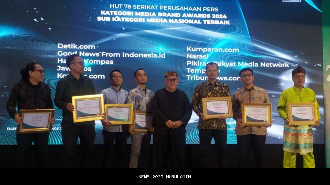 PRMN Terima Penghargaan Media Nasional 2025, Bukti Konsistensi Jaga Kredibilitas