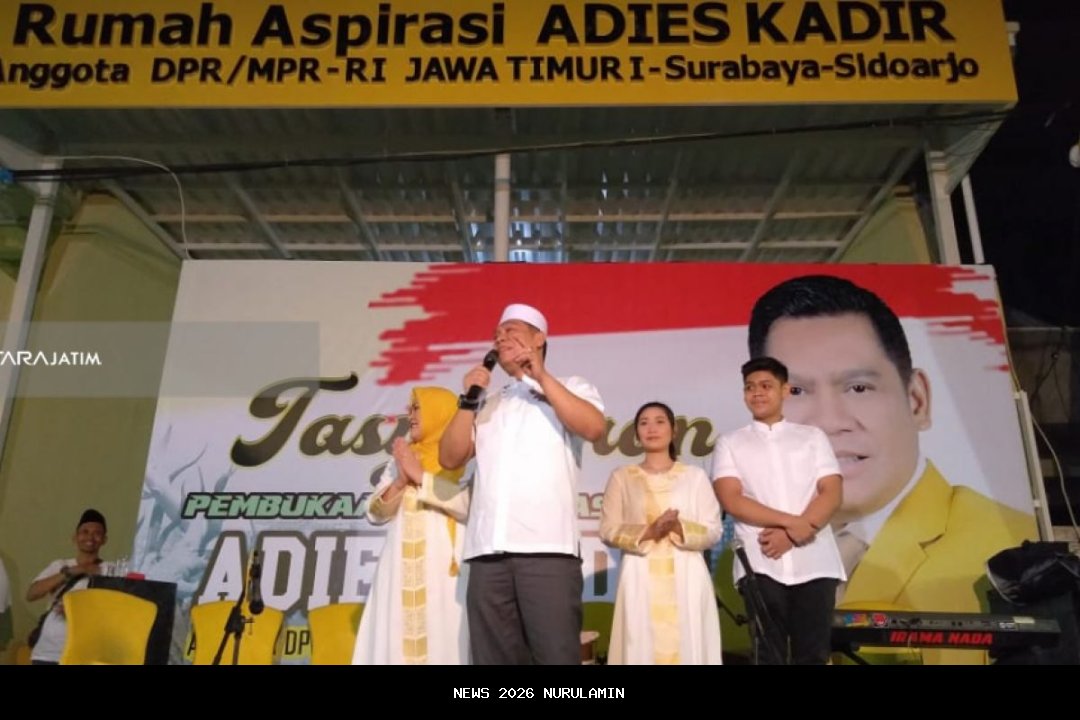 Adies Kadir Dapat Dukungan Besar, 9 Ribu Surat Warga Surabaya–Sidoarjo Mengalir