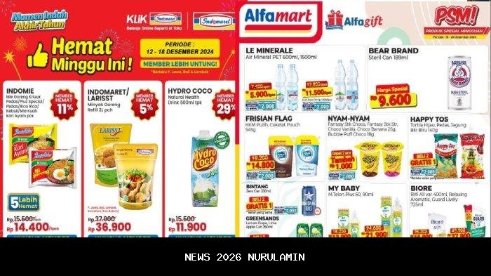 Katalog Promo Alfamart dan Indomaret: Harga Susu Cair UHT Terjangkau 27 Oktober 2025