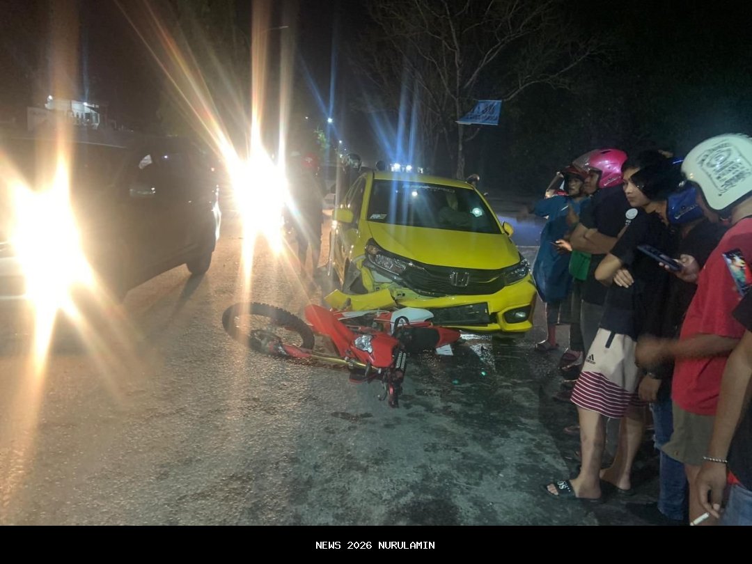 Kecelakaan Beruntun di Jalur Tengkorak Bali, Minibus Terpental dan Senggol Motor