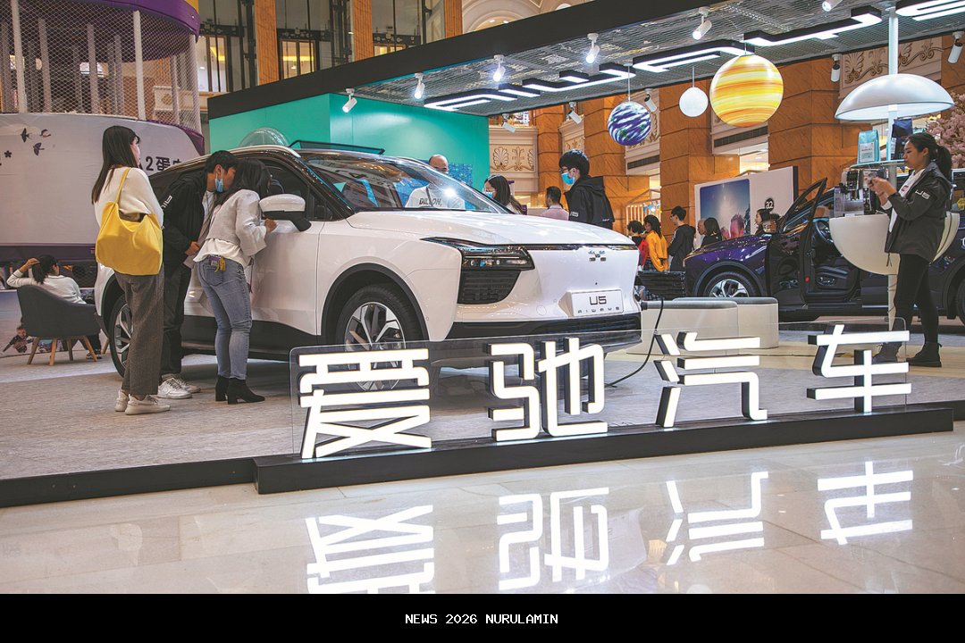 Penjualan Mobil Listrik Naik 25 Persen, Didominasi Brand Tiongkok