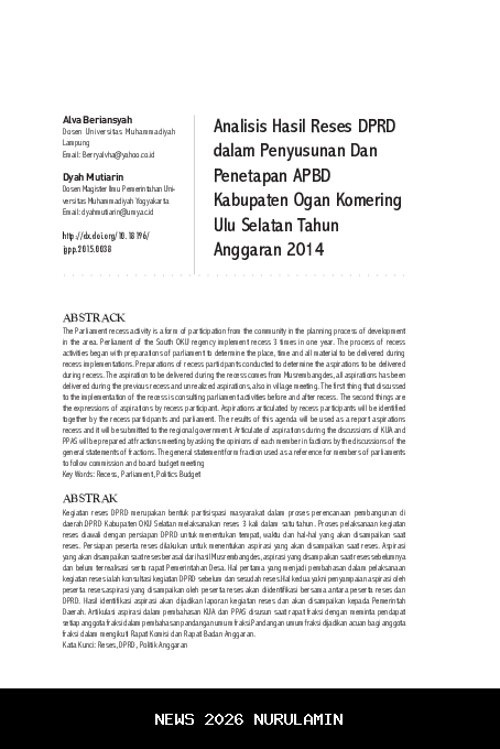 Realisasi Anggaran APBD 2025 Ogan Komering Ilir Capai 82,30% di Akhir Tahun