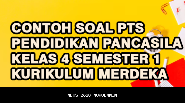 30 Soal PTS PKN Kelas 4 Semester 1 Kurikulum Merdeka dan Jawaban