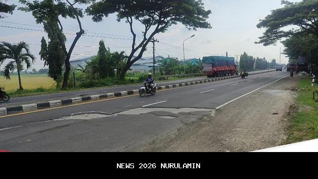 Kakek Tewas Tertabrak Truk Saat Hindari Lubang