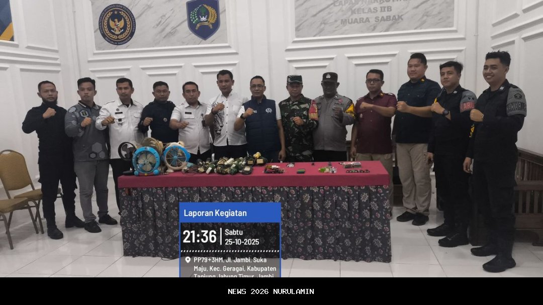 Razia Malam di Muara Sabak, Cutter dan Korek Api Disita