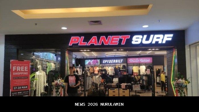 Penggemar Mode, Planet Surf Kini Hadir di Mal Jayapura