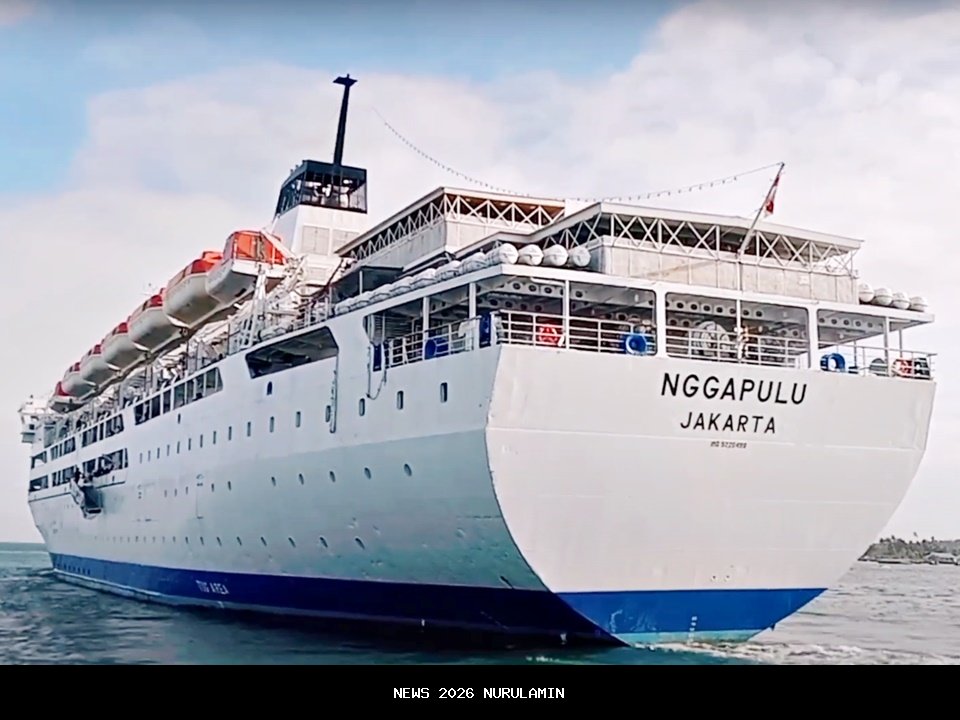 Jadwal Kapal Pelni KM Nggapulu: Surabaya-Bitung-Surabaya Hingga 2 September
