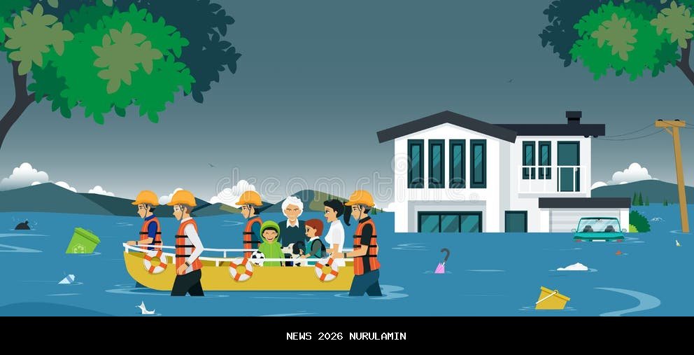 Banjir Citanduy Hancurkan 115 Rumah dan 38 Hektare Sawah di Pangandaran