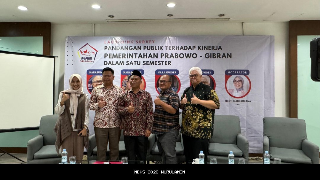 Kinerja Prabowo–Gibran Dapat 78,1 Persen Dukungan Publik, Terbaik di Pendidikan dan Kesehatan