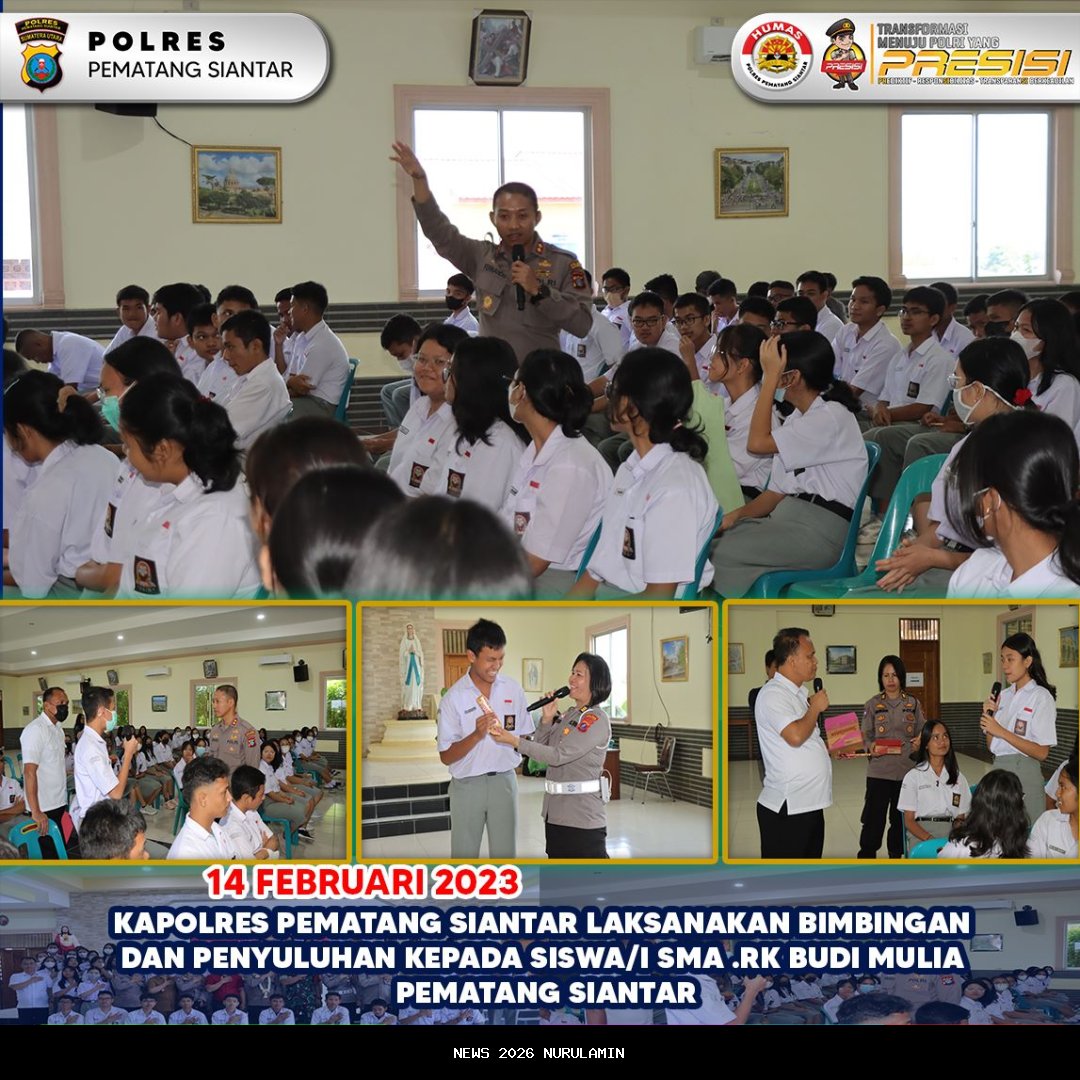 Kapolres Pematangsiantar Tekankan Kehadiran Polisi di Tengah Masyarakat