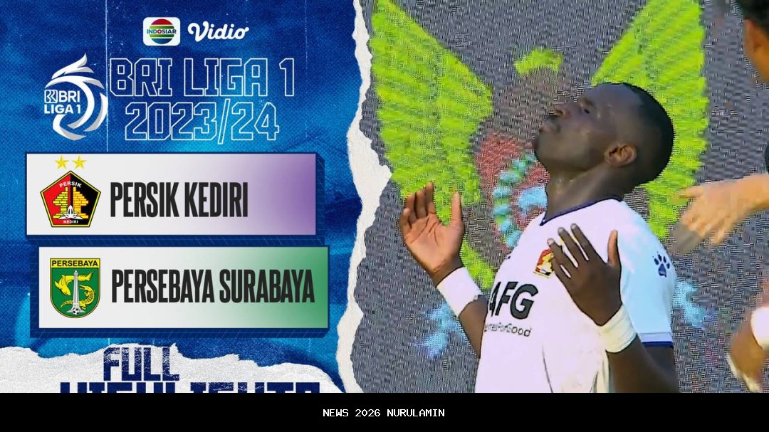 Pemain Rivera Dikartu Merah dalam Laga Persik Kediri vs Persebaya