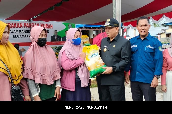 Gerakan Pangan Murah Polres Sanggau Tunjukkan Kepedulian Kendalikan Inflasi