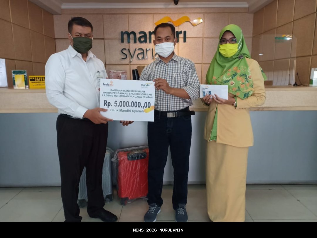 Pemkab Deli Serdang Terima Bantuan Kemanusiaan dari Bank Syariah Mandiri