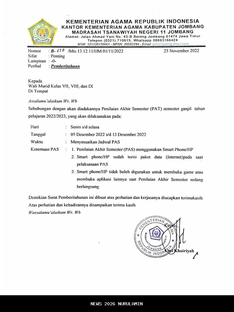 Gerakan Ayah Ambil Rapor Viral di Samarinda, Ini Isi Surat Edaran Wali Kota