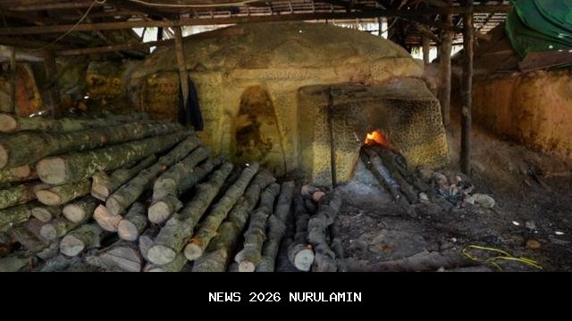 Romansa mematikan Nigeria dengan pertanian arang batu