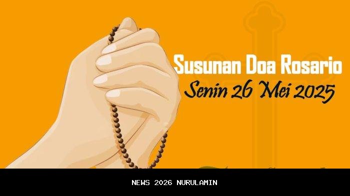 Doa Rosario Senin 27 Oktober 2025: Peristiwa Gembira Lengkap