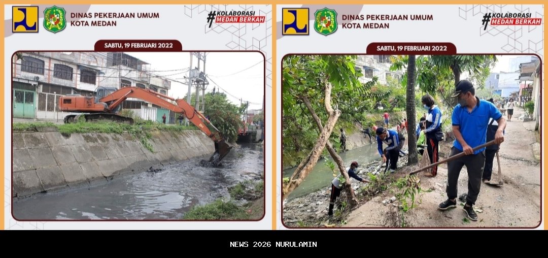 Saluran Banjir Jadi Solusi Utama Kurangi Genangan, Kawasan Sei Batang Hari Medan Sering Terendam