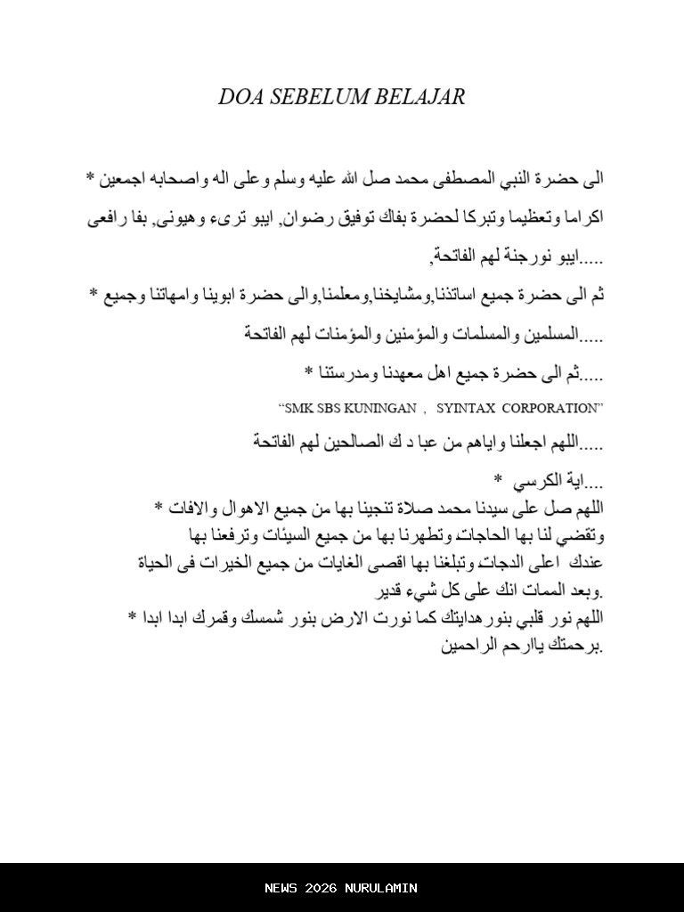 Doa dan Meditasi Memperkaya Rekoleksi Siswa SDK Yos Sudarso Maumere di Biara MGL Nita