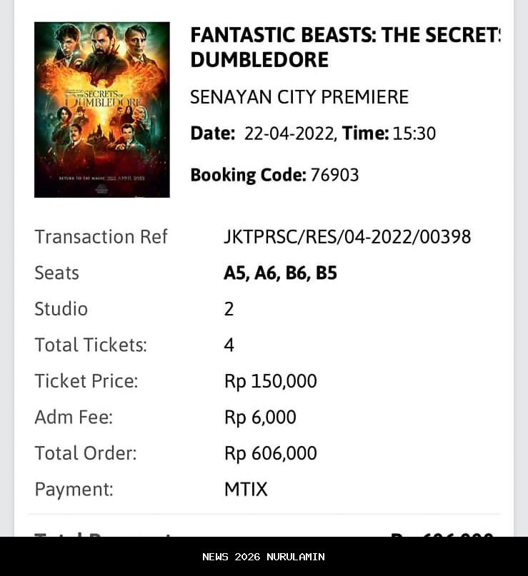 Harga Tiket Bioskop XXI Malang 24 Oktober 2025, Lihat Jadwal Film
