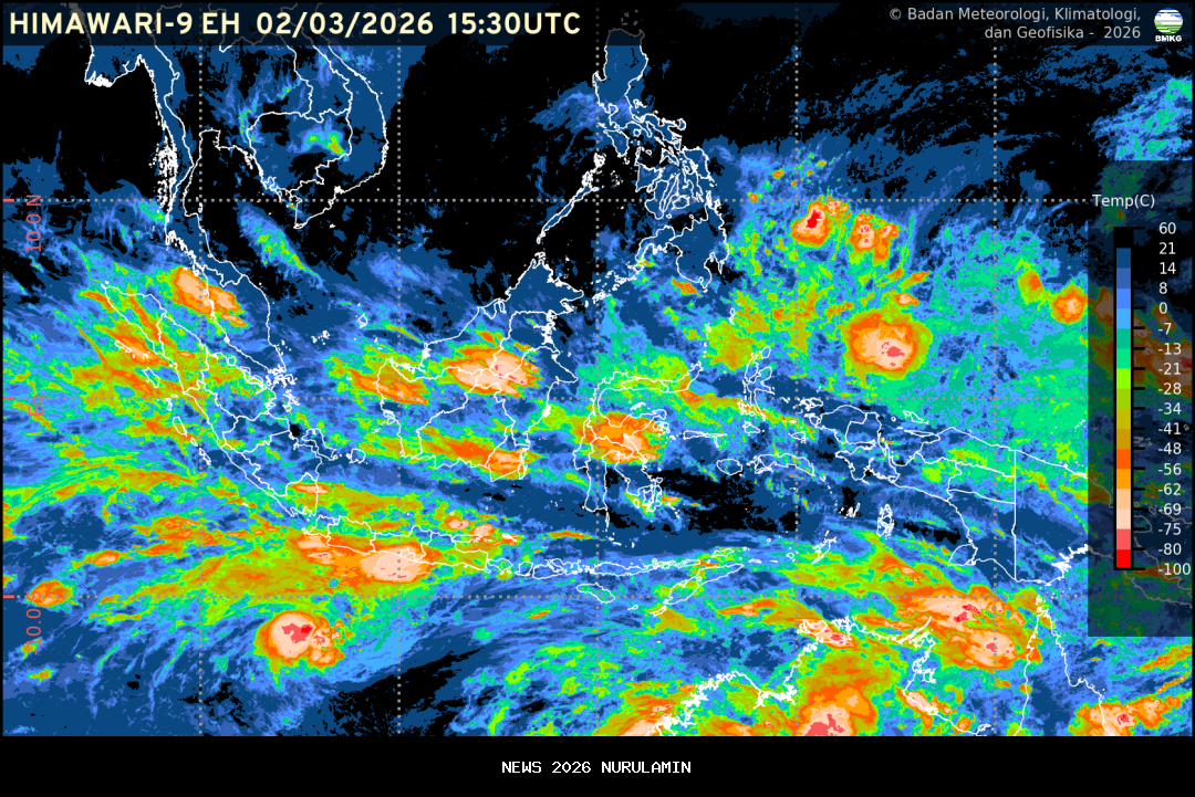 Prakiraan Cuaca Padang 17 Oktober 2025, BMKG Waspadai Hujan Lebat