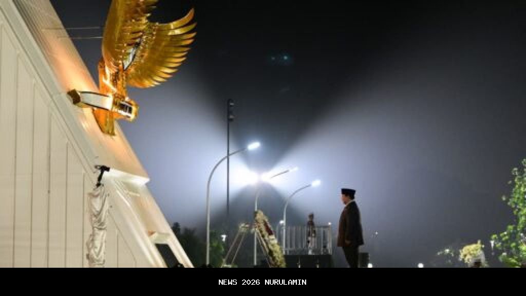 Pimpin Renungan Suci di TMP Kalibata, Prabowo: Jangan Lupakan Jasa Pahlawan
