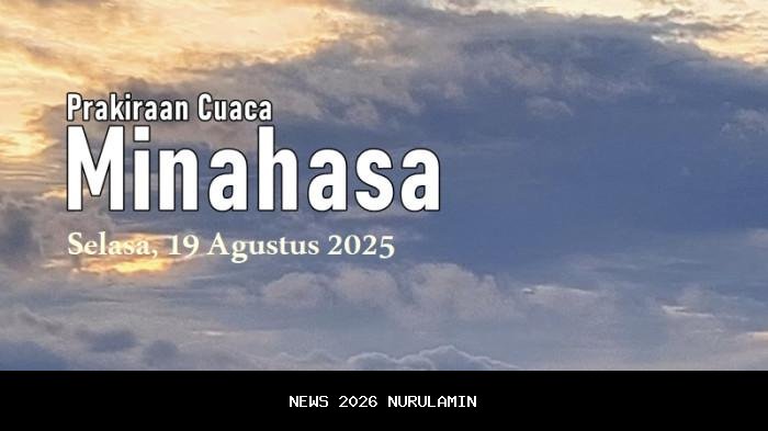 Wilayah Minahasa Berpotensi Hujan Hari Ini, Info BMKG 19 Agustus 2025