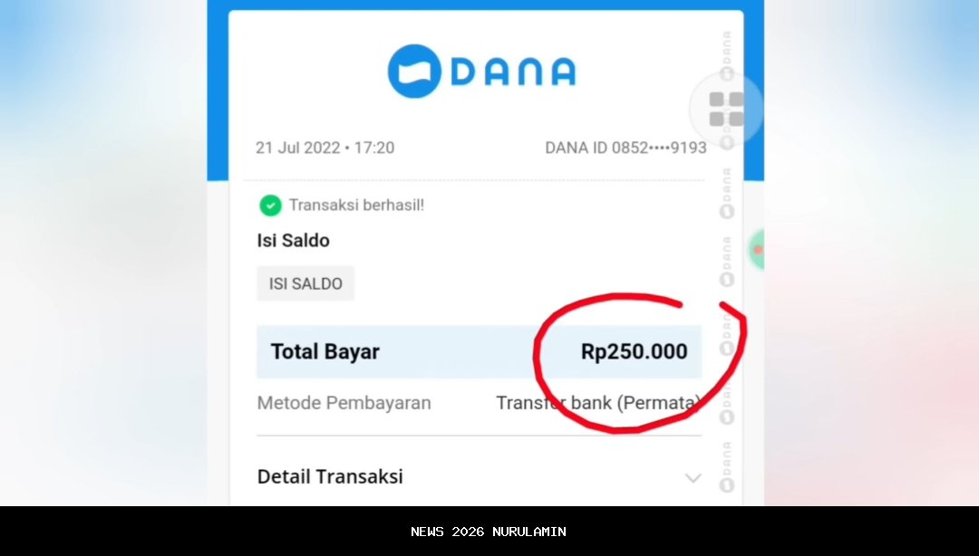 Daftar Langsung Dapat Rp250 Ribu! Klik Link Saldo Dana Gratis 2025, Sudah Terbukti Bayar