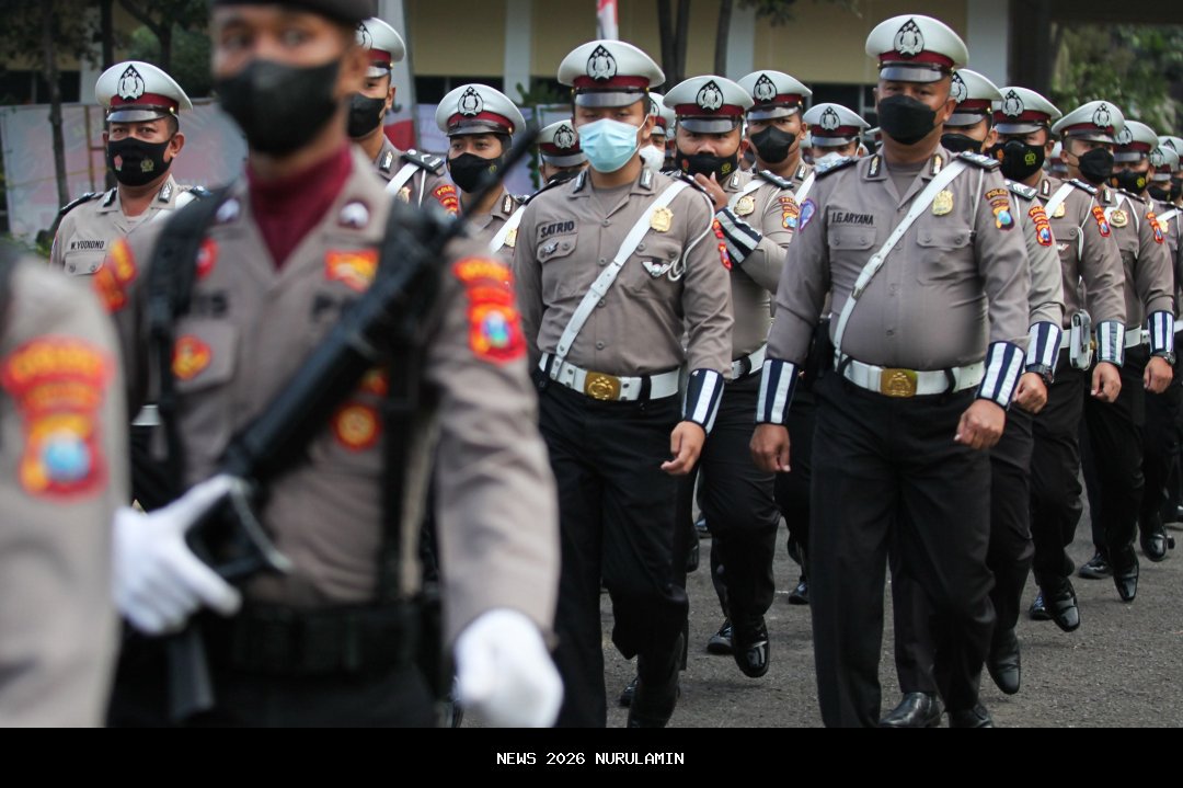 Polisi Jayapura Siagakan 120 Personel dan Bangun 6 Pos Pengamanan Operasi Lilin 2025