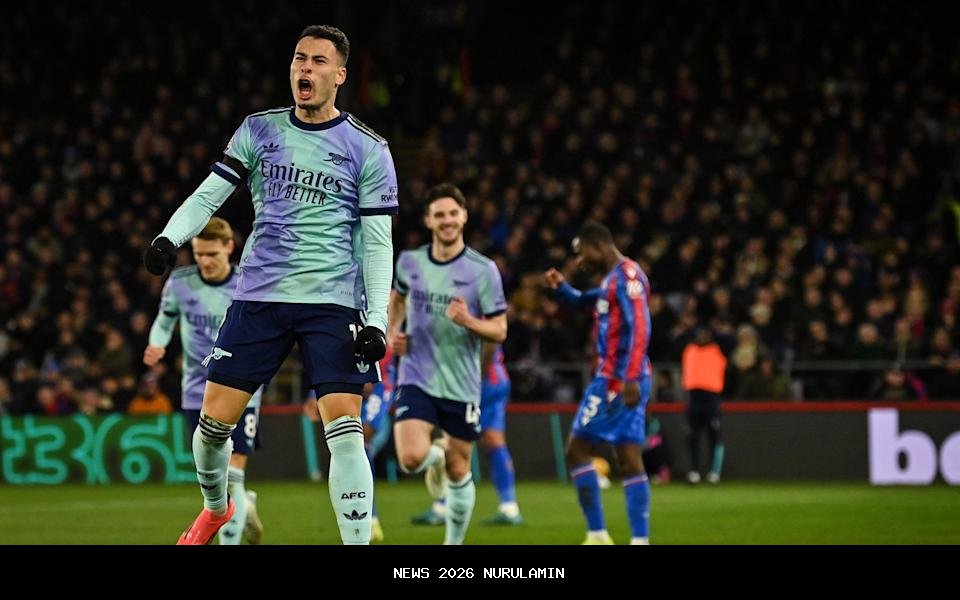 Live Streaming Arsenal vs Crystal Palace 26 Oktober 2025, Cek di Situs Resmi Ini