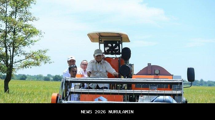 Presiden Prabowo Pimpin Panen Raya di Ngawi, Pantau Program MBG