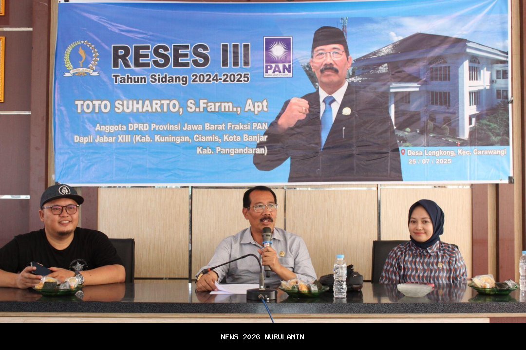 Anggota DPRD Jabar Toto Suharto Dapat Penghargaan BK DPR RI 2025 atas Dedikasinya