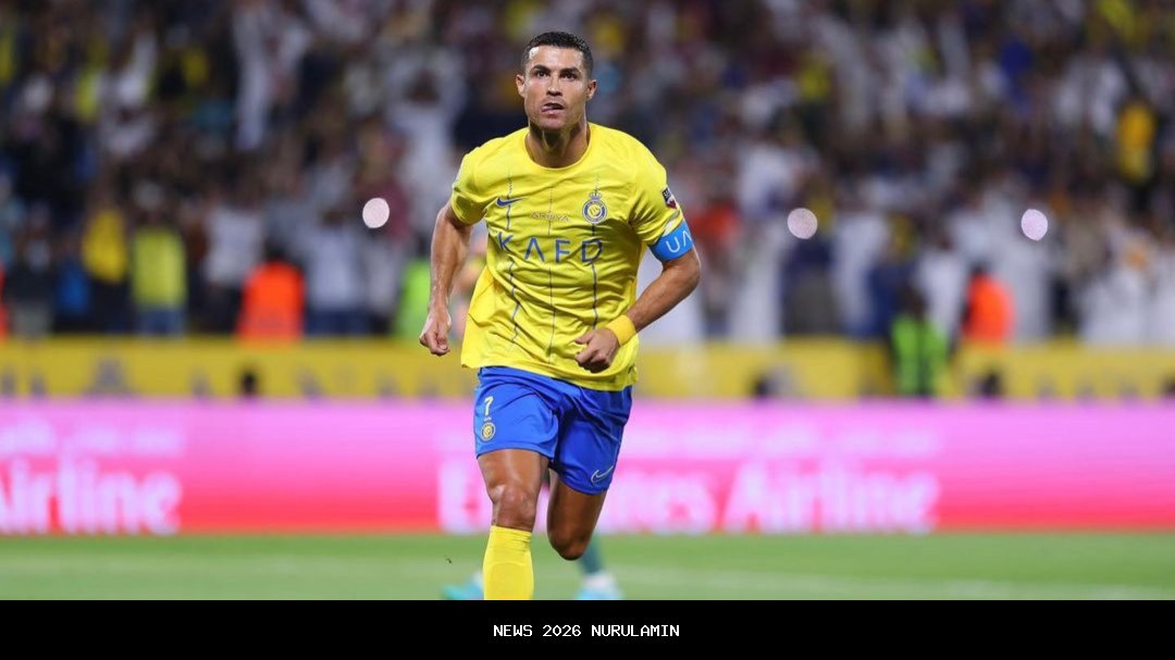 Ronaldo Cetak Gol ke-950 dalam Laga Al-Nassr vs Al-Hazm Liga Saudi