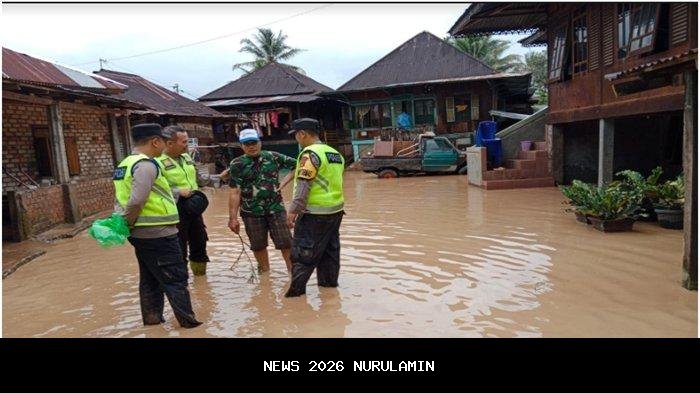Penghubung Empat Lawang-Lahat Putus Akibat Hujan Deras, Ratusan Rumah Terendam Banjir