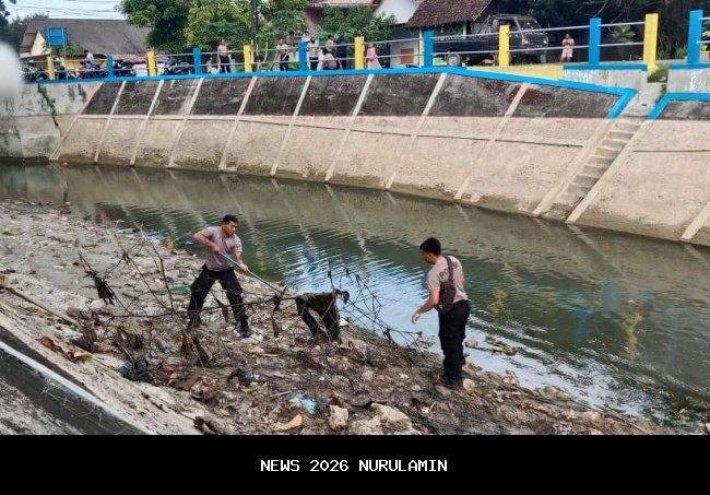 Koordinasi Pengelolaan Sampah di Bantaran Sungai, Polres HSU Lakukan Ini