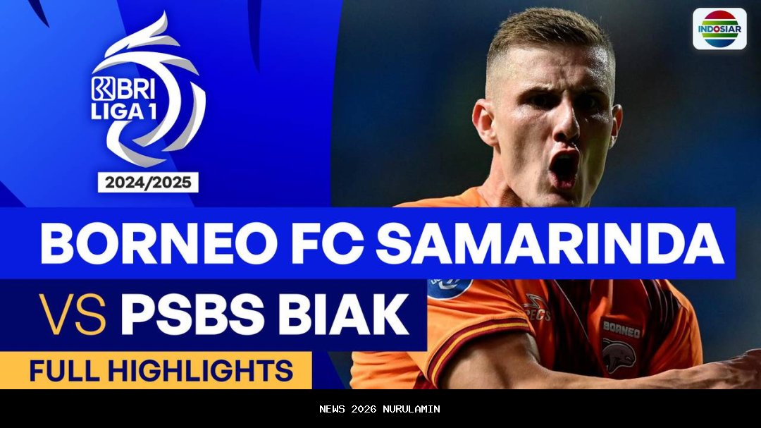 Sedang Berlangsung: Pertandingan PSBS Biak vs Borneo FC, Adu Ketajaman Hassan dan Peralta, Live Streaming Disediakan
