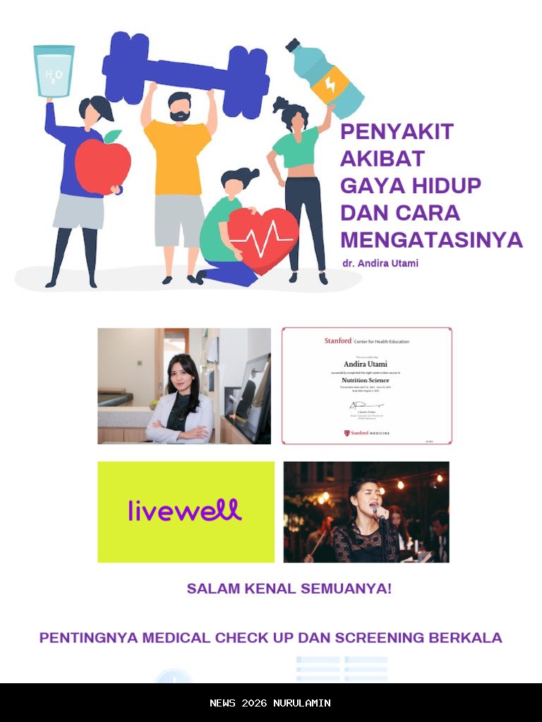 Dinas Kesehatan Belitung Timur Dorong Gaya Hidup Sehat